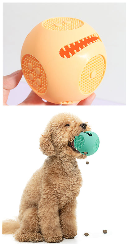 Pet Supplies Dog Food Leakage Silicone Toys