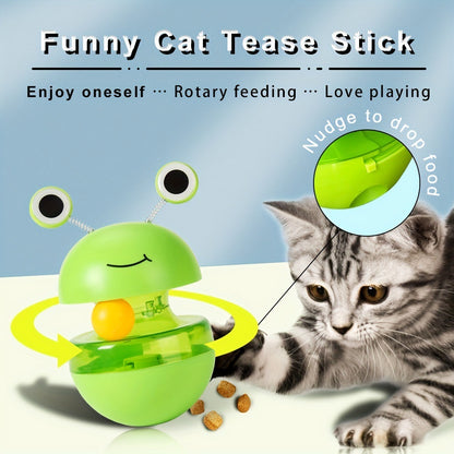 Food Dropping Ball Interactive Pet Toy for Cats