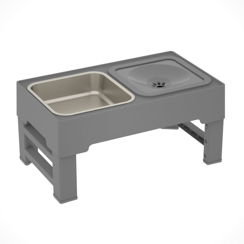 Adjustable Height Elevated Food & Water Feeders for Big Dogs