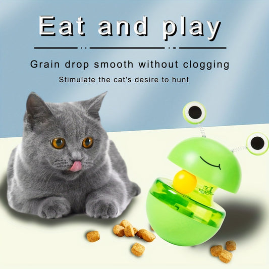 Food Dropping Ball Interactive Pet Toy for Cats